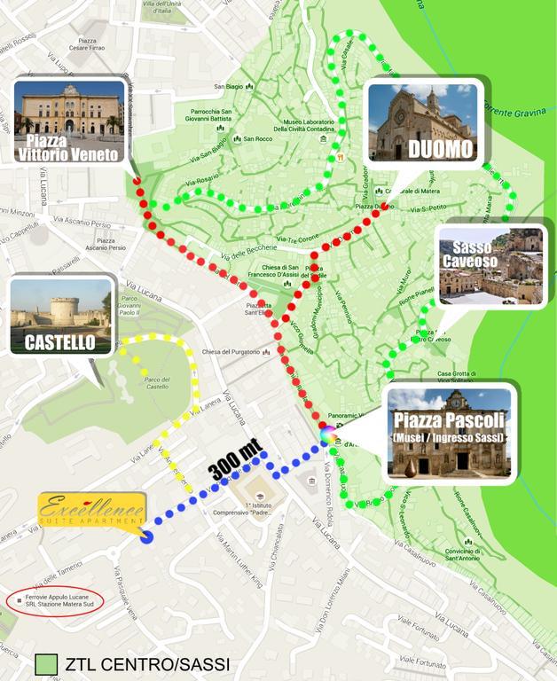 Excellence, Free Parking, 3 Minutes Walking From Sassi Lägenhet Matera Rum bild